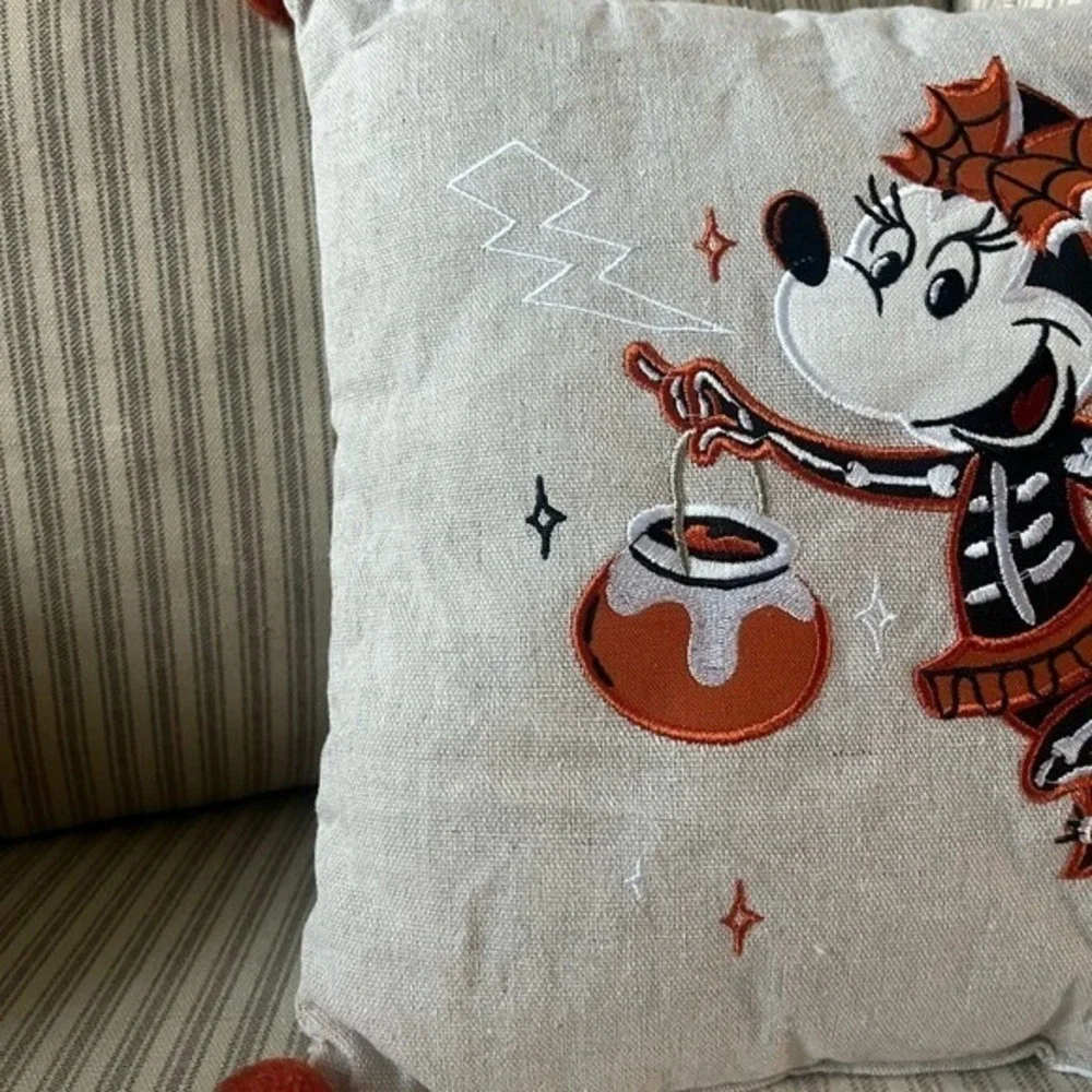 Celebrate Together Halloween Mickey and Minnie Pillows Embroidered Throw Pillows